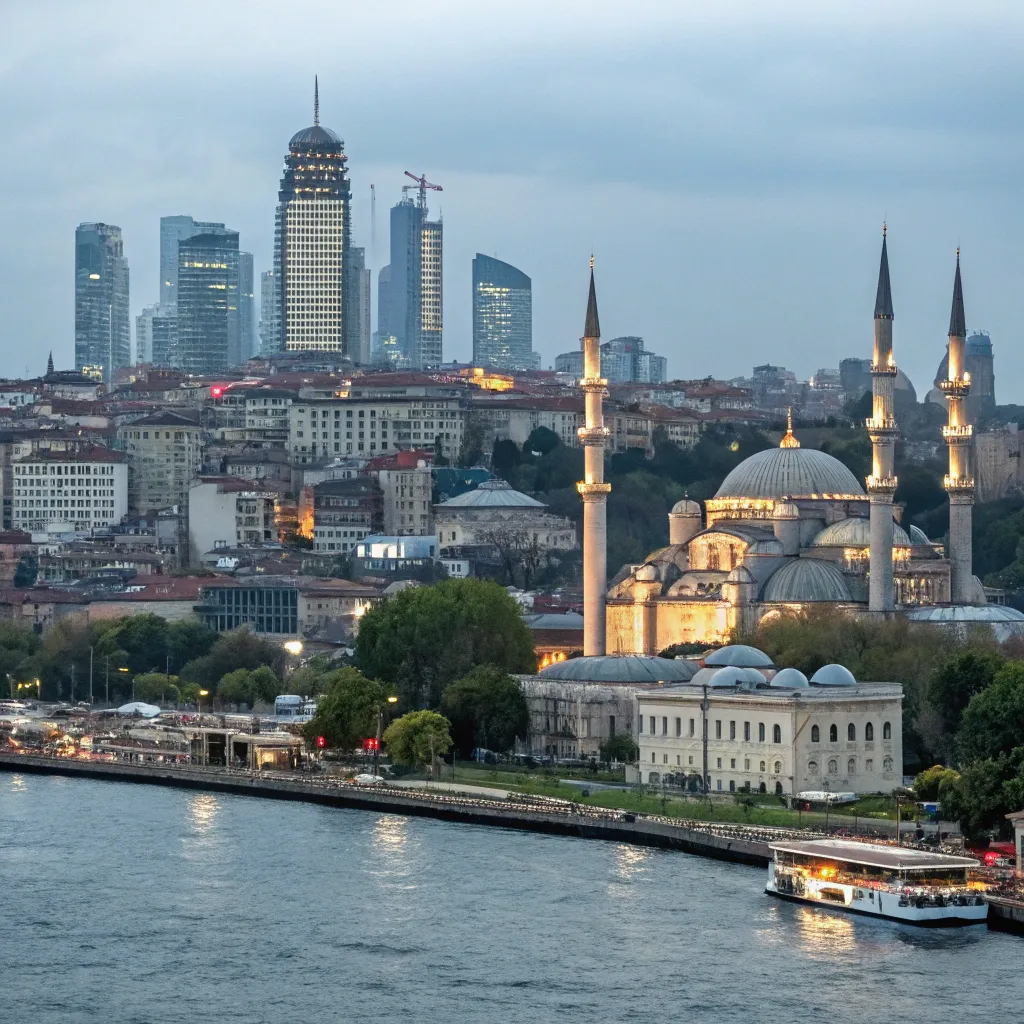 Istanbul skyline view